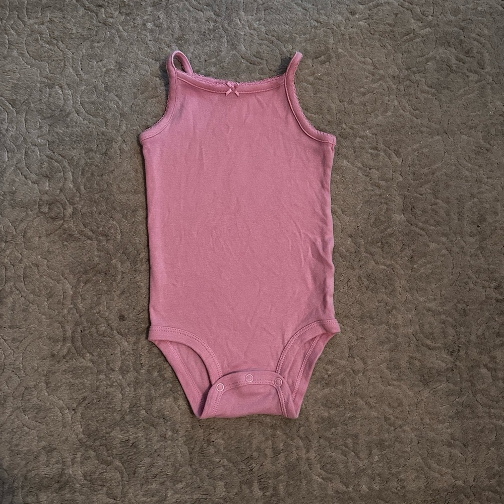 Carter's Pink Bodysuit Sleeveless One Piece
